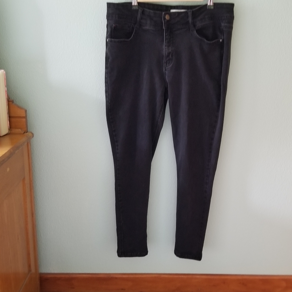 Angels black curvy skinny jeans